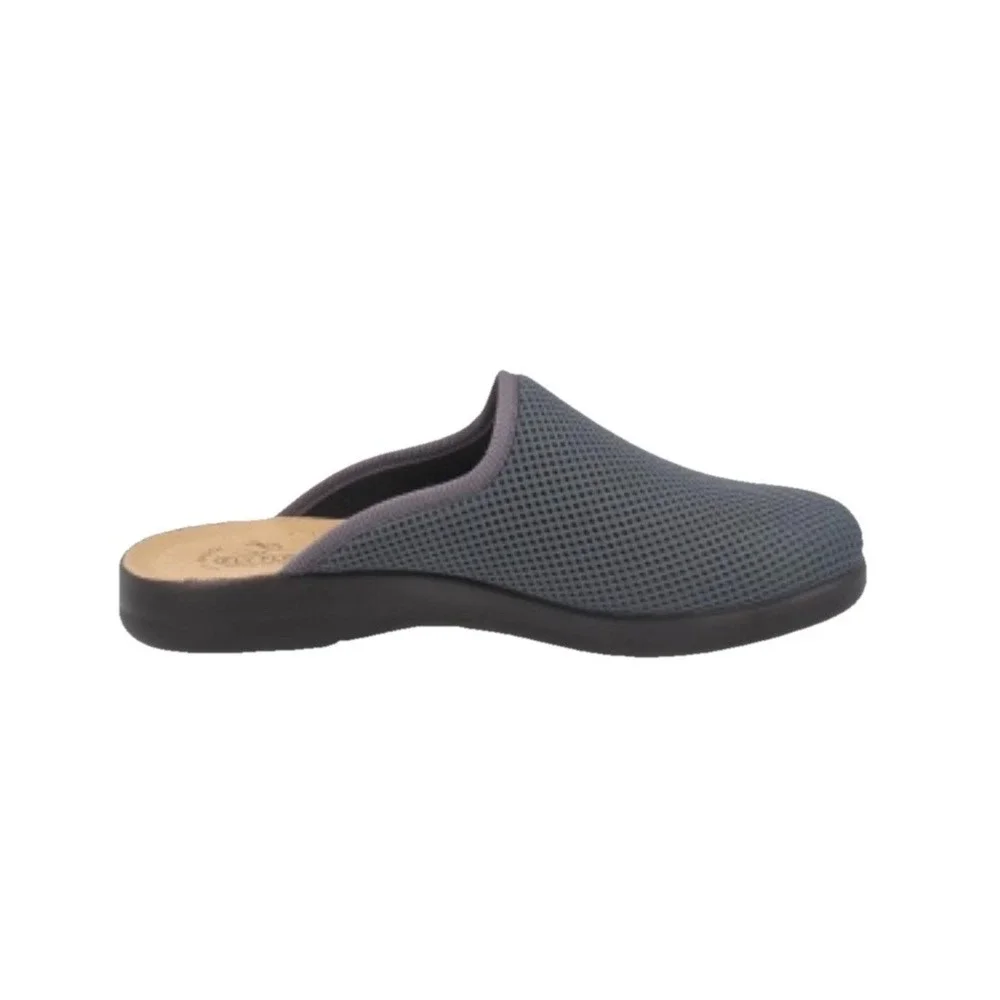 Fly Flot Mens Grey Mesh Anatomic Anti Shock Slippers Made in Italy EU 46 US 11.5